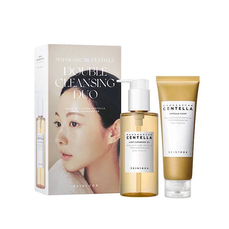 پک دوتایی شوینده روغنی و فوم اسکین Skin 1004 دابل کلینزینگ
