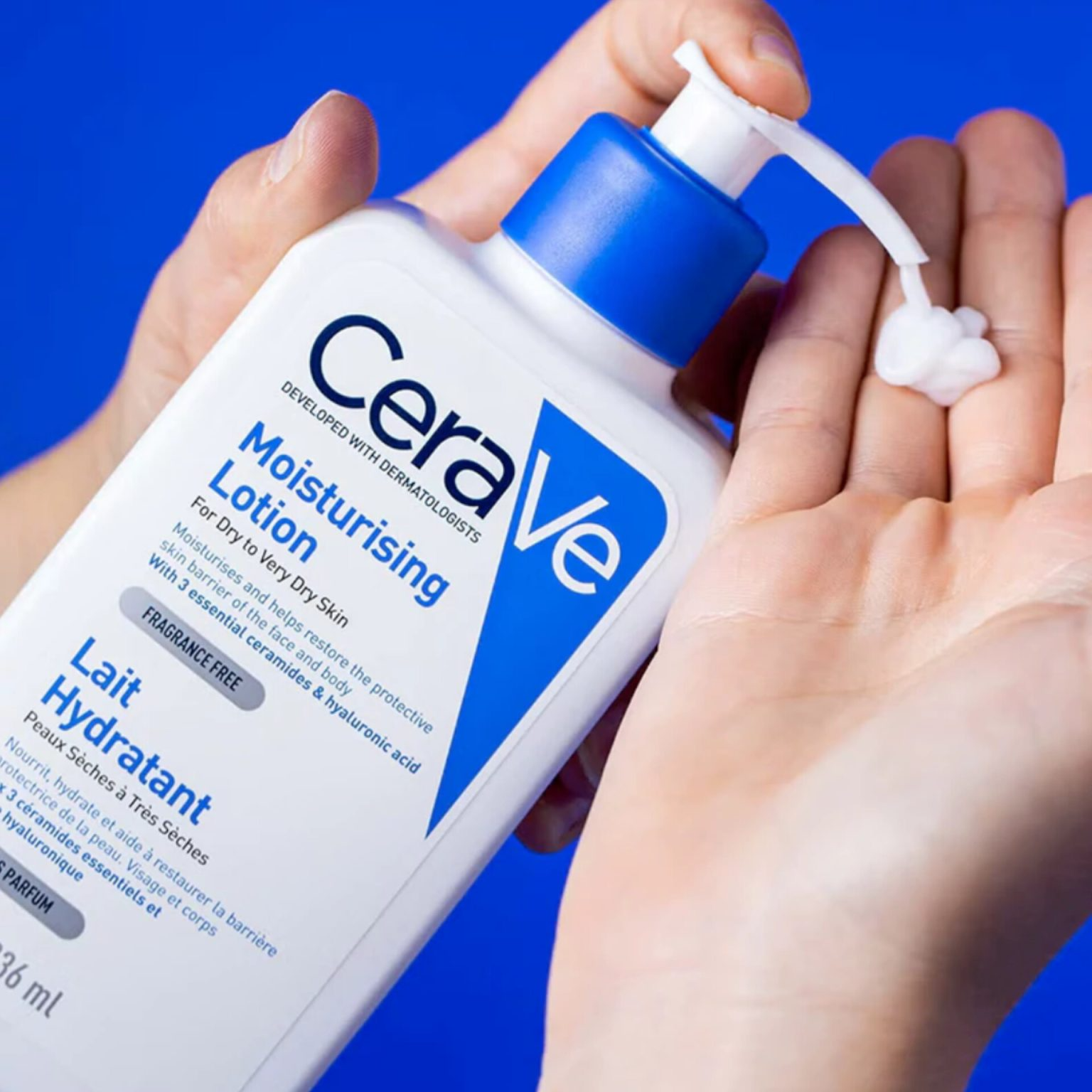 لوسیون سراوی صورت و بدن پوست خشک اصل ‌| Moisturising Lotion 473/ 236ml