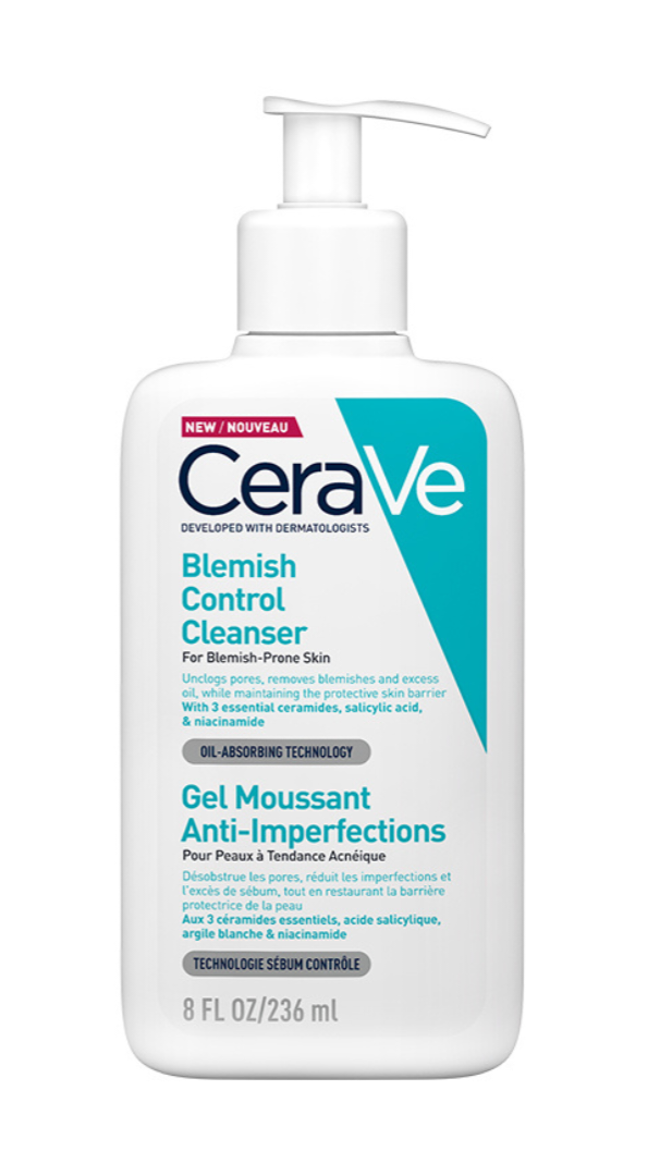 ژل شوینده ضد جوش و کنترل آکنه سراوی CeraVe مدل Blemish Control