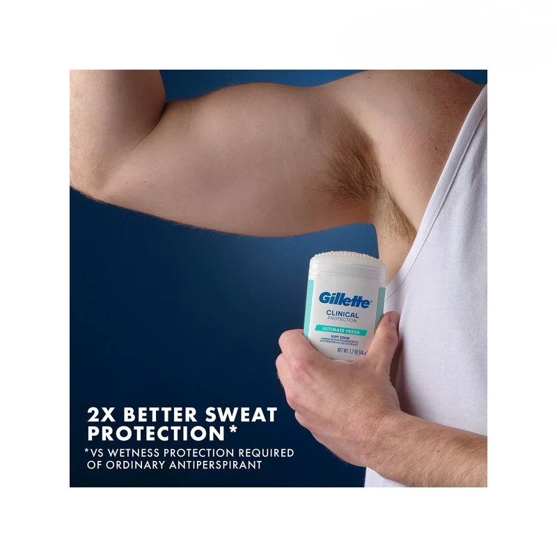 دئودورانت ژیلت کلینیکال مدل ULTIMATE FRESH وزن 48 گرم