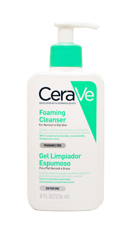 فوم شستشو صورت پوست نرمال تا چرب سراوی CeraVe Foaming Cleanser
