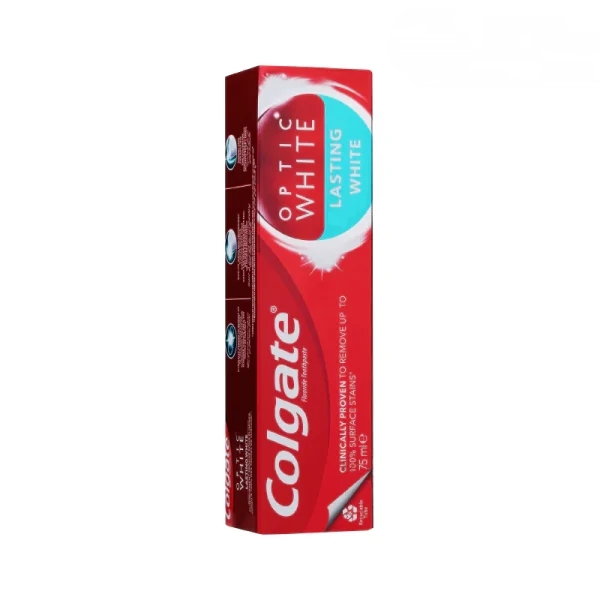 خمیر دندان کلگیت اپتیک وایت مدل LASTING WHITE حجم 75 میل