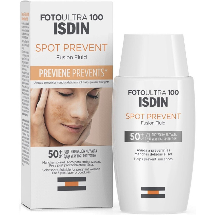 ضد آفتاب اسپات پریونت ایزدین اصل+SPF50 فلویید 50ml
