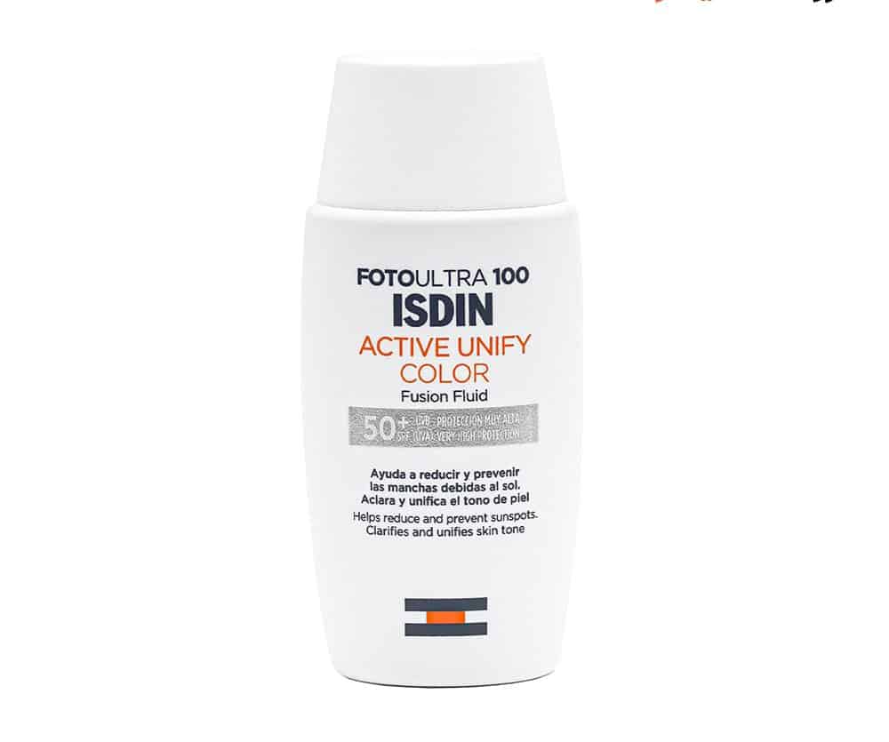 ضد آفتاب ایزدین فوتو اولترا 100 اکتیو یونیفای رنگی اصل 50ml
