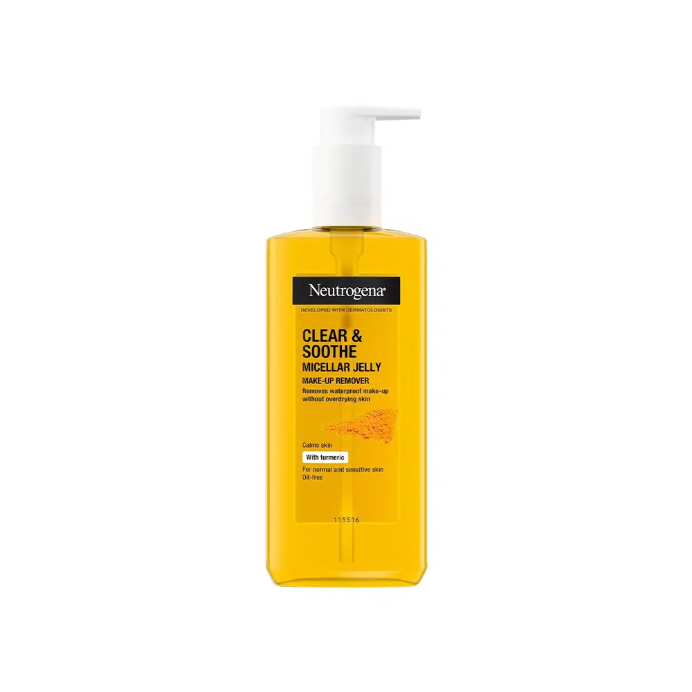ژل میسلار پاک کننده صورت اصل زردچوبه نیتروژنا Neutrogena