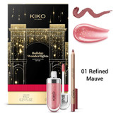 کیت لیپگلاس سه بعدی و مداد لب ست کیکو میلانو holiday wonderlights gloss me up lips gift set