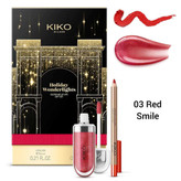 کیت لیپگلاس سه بعدی و مداد لب ست کیکو میلانو holiday wonderlights gloss me up lips gift set