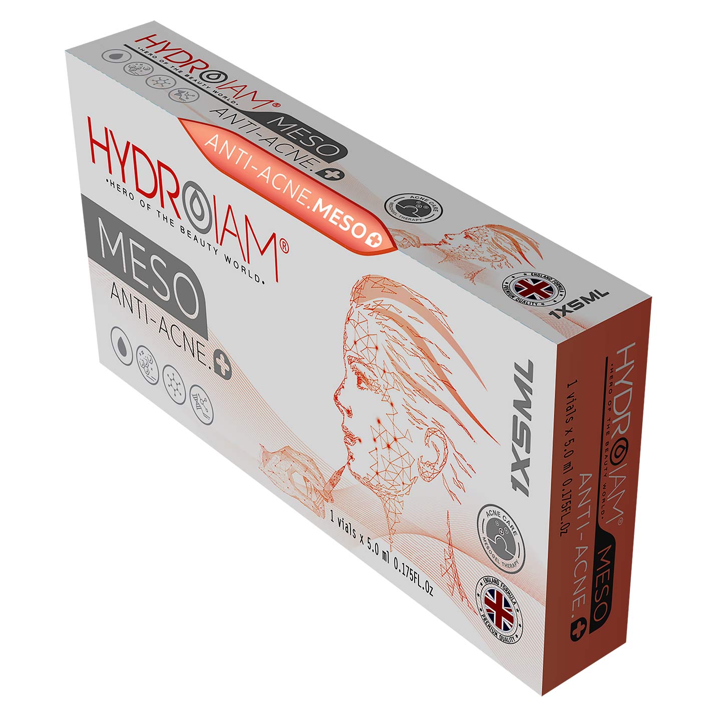 مزو Meso Anti Acne HYDROIAM ویال پنج میل