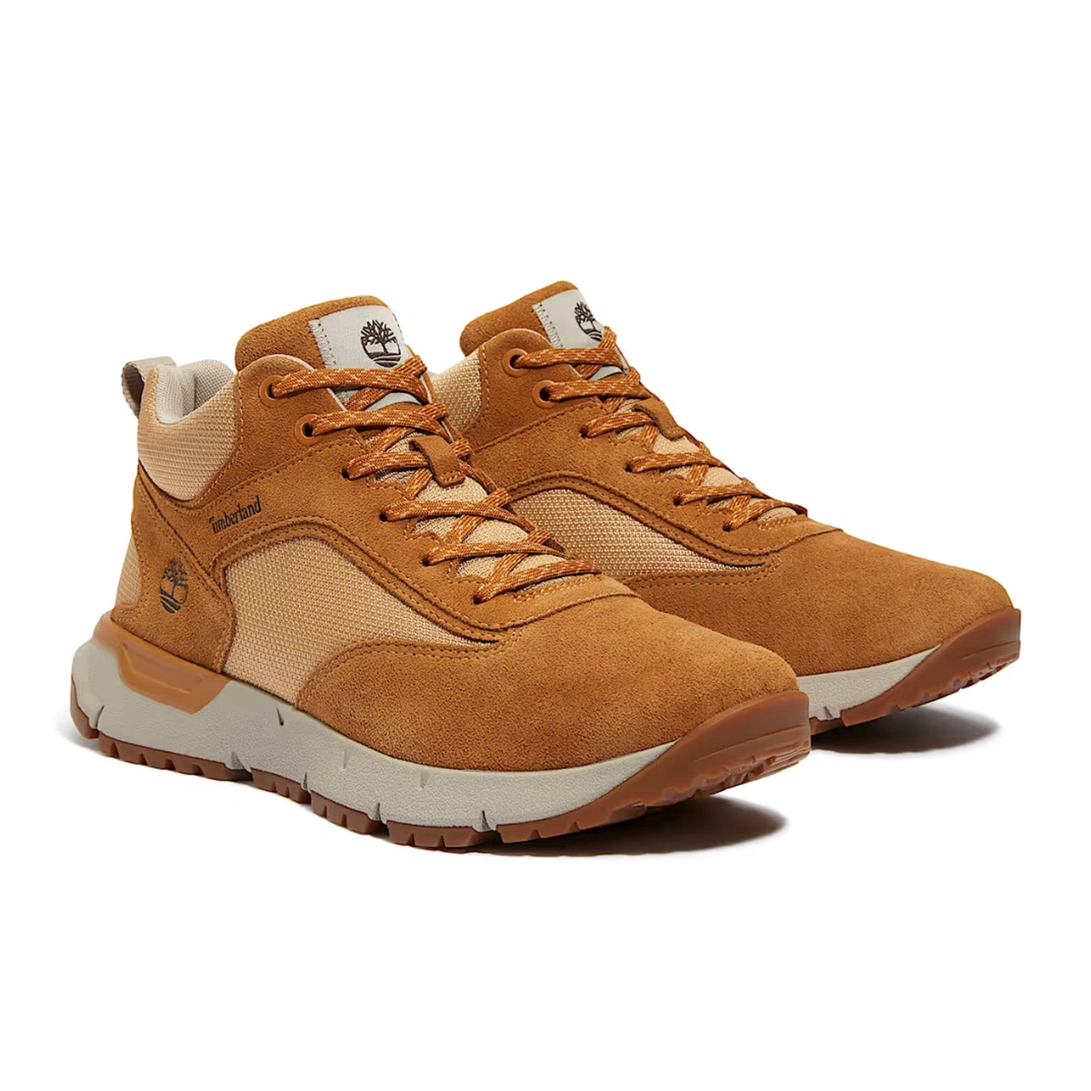 نیم بوت مردانه تیمبرلند مدل Timberland Voyager Park MID LACE UP SNEAKER WHEAT SUEDE TB0A6DP2EZ01