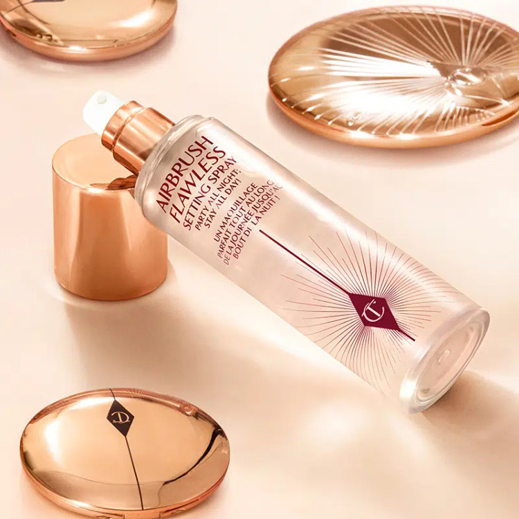 اسپری فیکس آرایش ایر براش شارلوت تیلبری اصل | Airbrush Setting Spray Makeup Charlotte Tilbury 100ml