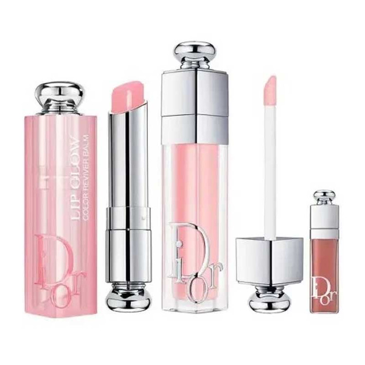 کیت 3 عددی بالم لب و لیپ گلاس دیور Dior مدل Addict Glow