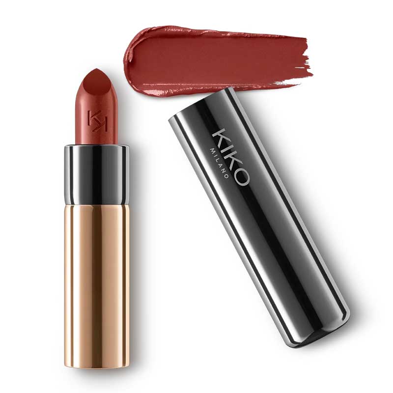 رژ لب کرمی کیکو Kiko Milano مدل Gossamer Emotion Creamy Lipstick رنگ 132 Crimson