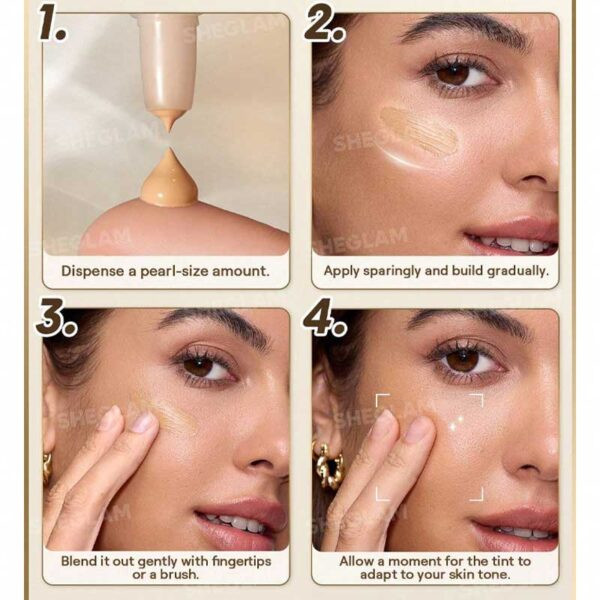 تینت صورت حاوی ضد آفتاب SPF20 شیگلم Sheglam مدل Dew & Done