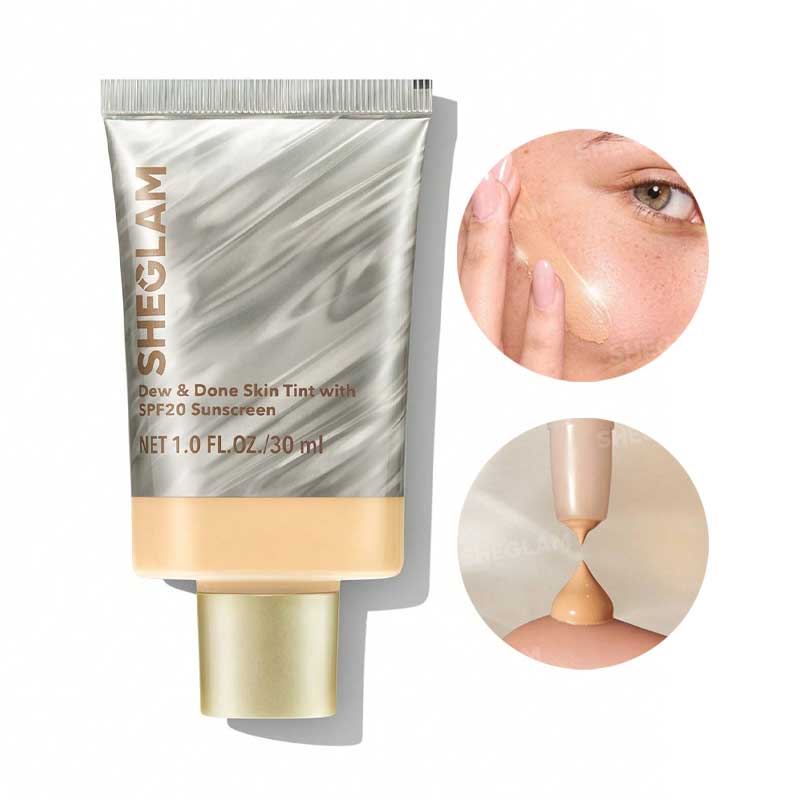 تینت صورت حاوی ضد آفتاب SPF20 شیگلم Sheglam مدل Dew & Done