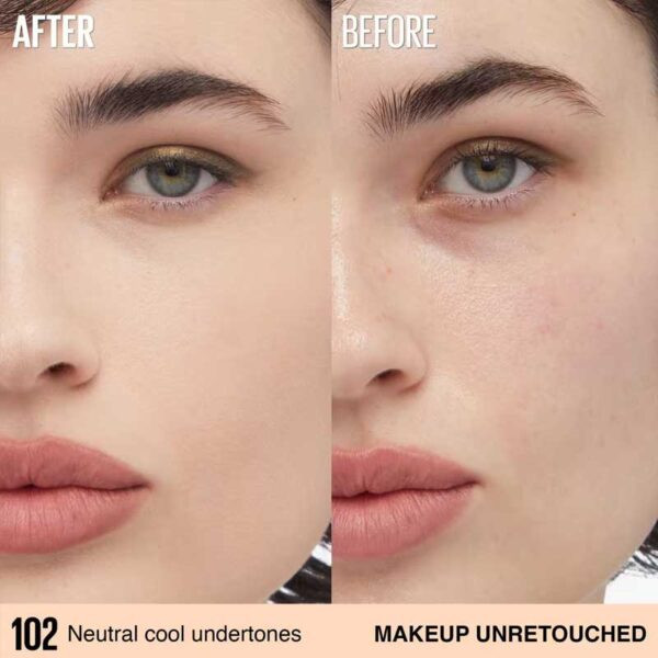 کرم پودر 30 ساعته میبلین Maybelline مدل Super Stay کد 110 و 102 حجم 30ml