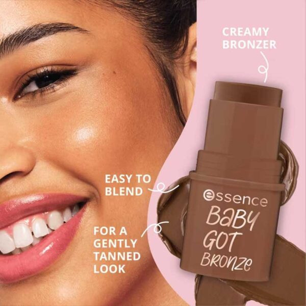 کانتور و برنزر استیکی اسنس Essence مدل Baby Got Bronze رنگ 40 Hazelnut Hug