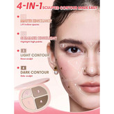 پالت هایلایتر و کانتور مدل Hypersculpt شیگلم Sheglam