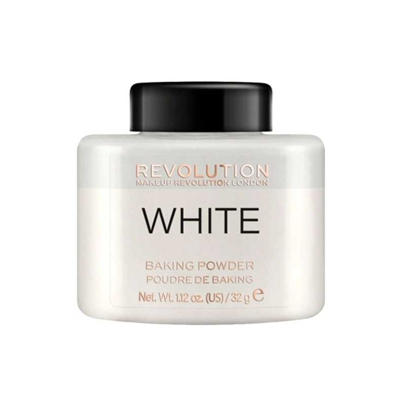 پودر بیک آرایش رولوشن Revolution مدل White Baking Powder حجم 32g