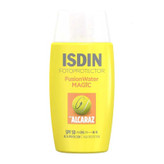 ضد آفتاب ورزشی فوق سبک بی رنگ SPF50 ایزدین ISDIN مدل FUSION WATER MAGIC ALCARAZ حجم 50ml