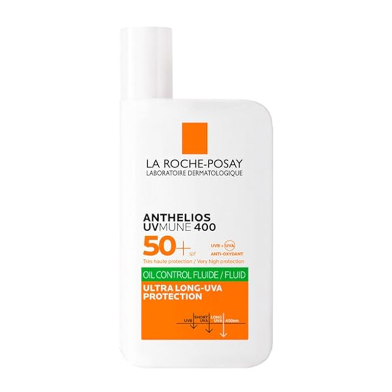 ضد آفتاب بی رنگ پوست چرب لاروش پوزای La roche posay حجم 50ml