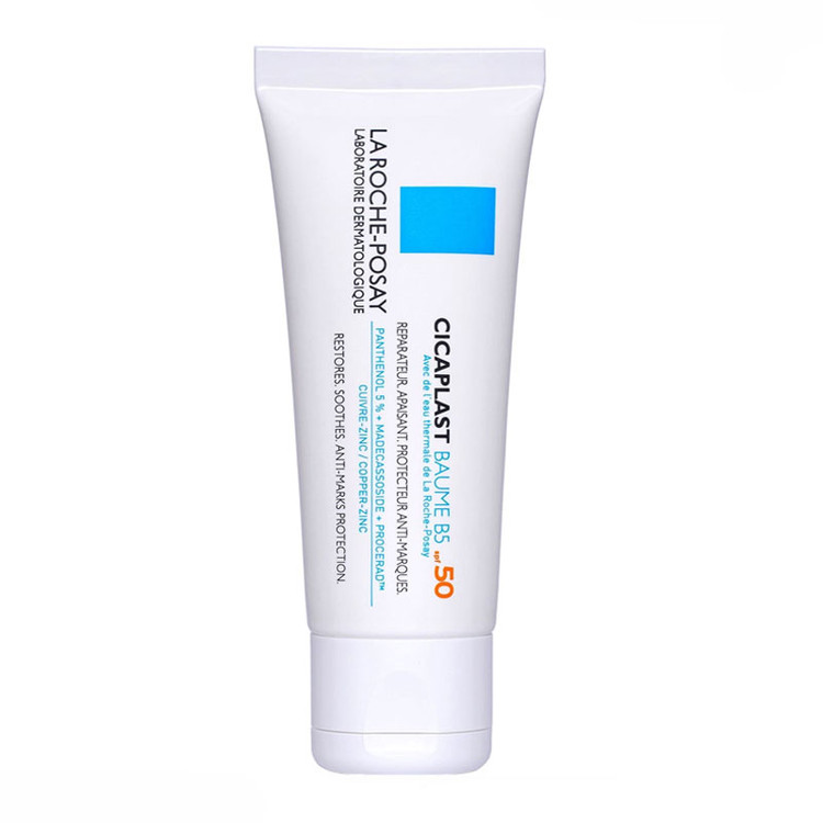 بالم ترمیم کننده SPF 50 سیکاپلاست لاروش پوزای La Roche Posay مدل Cicaplast Baume B5 + SPF 50 حجم 40ml