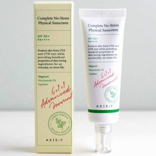 ضد آفتاب فیزیکی اکسیس وای Axis-Y حاوی نیاسینامید مدل no stress حجم 50ml