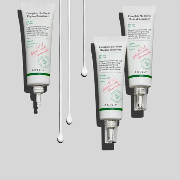 ضد آفتاب فیزیکی اکسیس وای Axis-Y حاوی نیاسینامید مدل no stress حجم 50ml