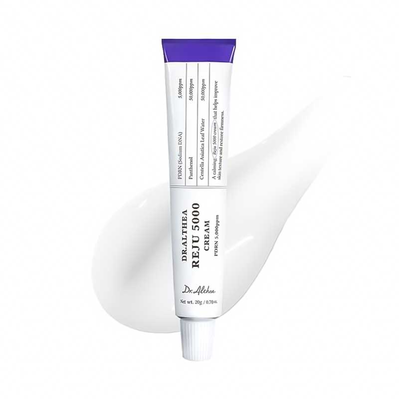 کرم ترمیم کننده جوانساز و تسکین دهنده پوست PDRN دکتر التیا Dr Althea مدل PDRN Reju 5000 Cream حجم 20ml