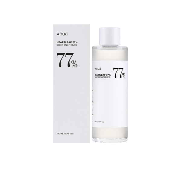 تونر آنوا تسکین دهنده و آبرسان آنواAnua مدل Heartleaf 77% حجم 250ml