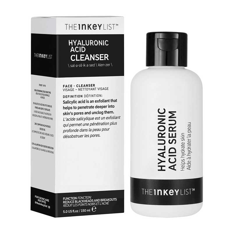 ژل شستشوی آبرسان هیالورونیک اسید اینکی لیست The INKEY List مدل Hyaluronic Acid Cleanser حجم 150ml