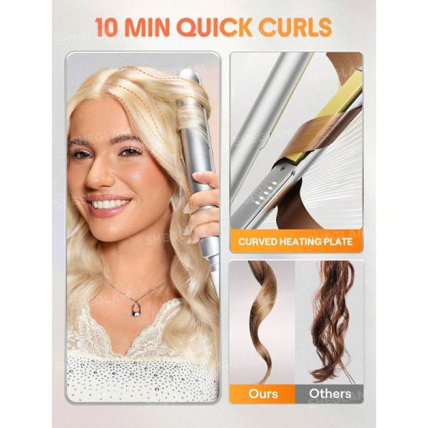 برس حرارتی سه کاره Sleek Chic Insta-Heat Straight Styler شیگلم Sheglam سایز 1/25MM