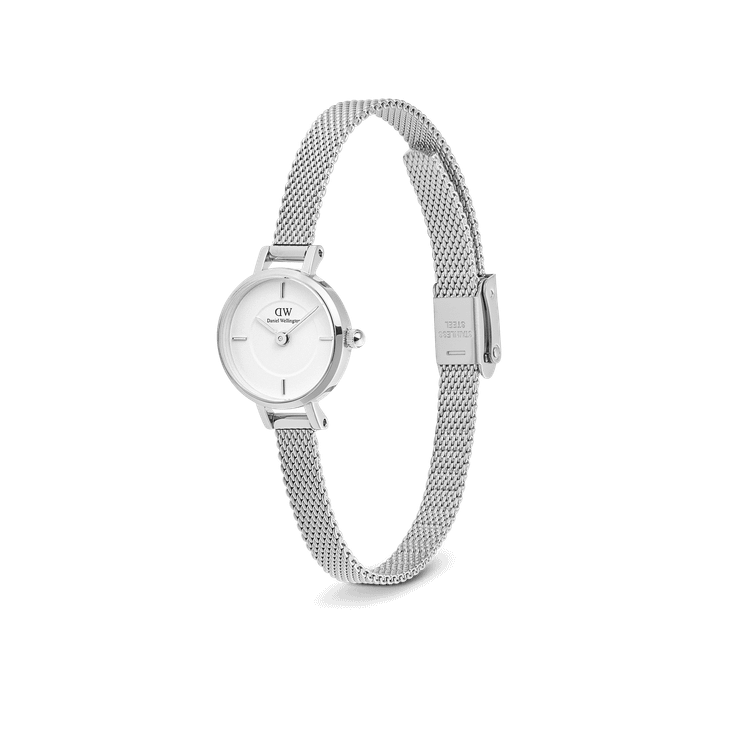ساعت دنیل ولینگتون مدل PETITE MINI STERLING سیلور صفحه سفید (زنانه)