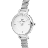 ساعت دنیل ولینگتون مدل PETITE MINI STERLING سیلور صفحه سفید (زنانه)