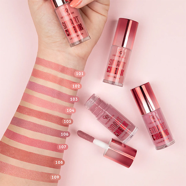 رژگونه مایع اسمارت گلدن رز Golden Rose Smart Cheek Liquid Blush