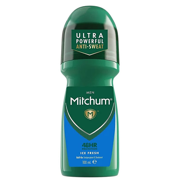 مام رول مردانه آیس فرش میچام Mitchum Ice Fresh Roll On Deodorant 100Ml
